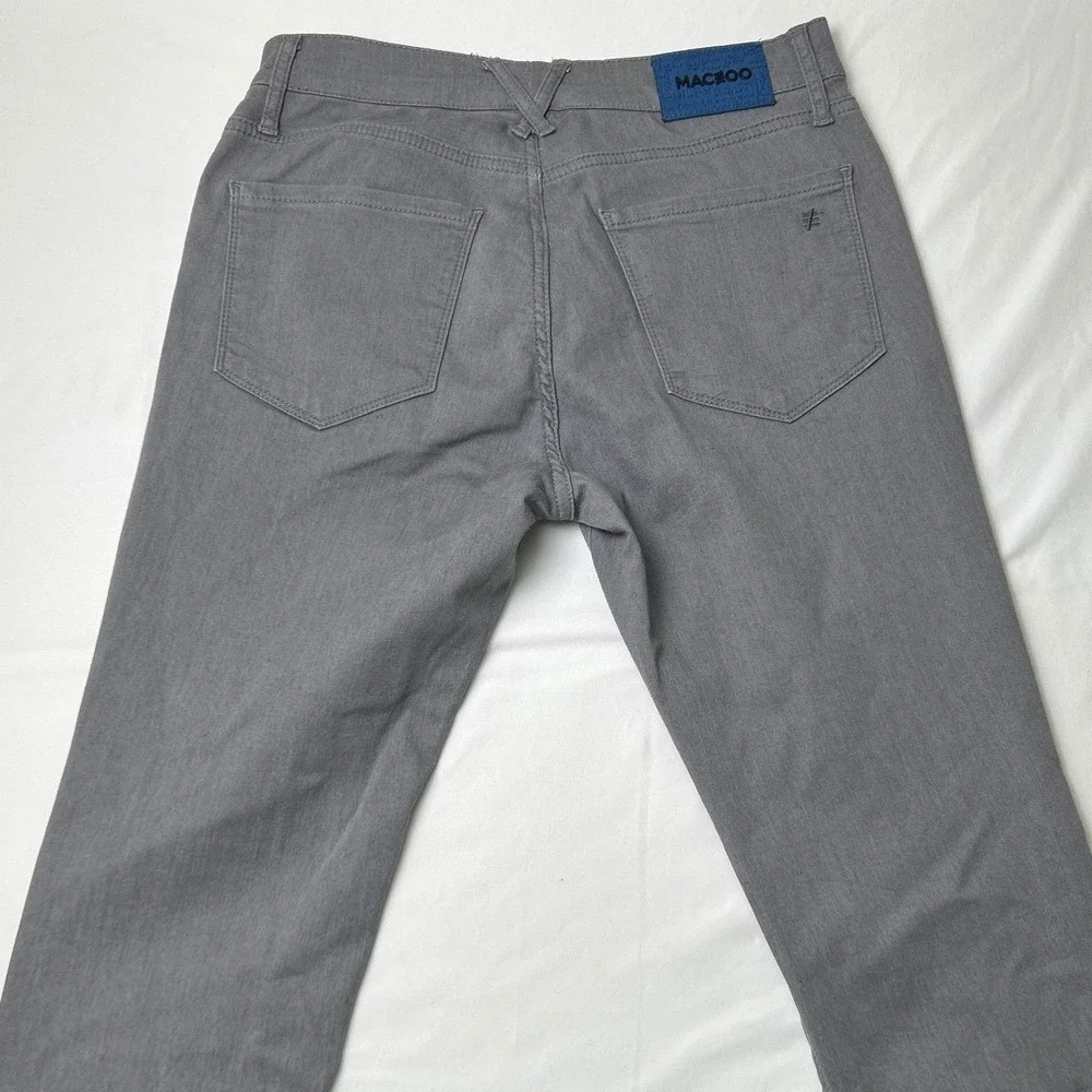 Maceoo Mens Jeans Leader Grey Slim Straight 5-Pocket Pants Size 31x30 Casual